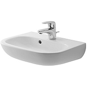 Duravit D-Code Раковина подвесная 45x34 см, с переливом, без донного клапана, цвет: белый 07054500002