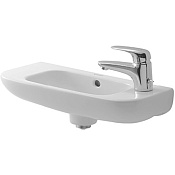 Duravit D-Code Раковина подвесная 50x22 см, с переливом, без донного клапана, цвет: белый 07065000082