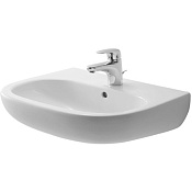 Duravit D-Code Раковина подвесная 55x43 см, с переливом, без донного клапана, цвет: белый 23105500002