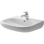 Duravit D-Code Раковина подвесная 60x46 см, с переливом, без донного клапана, цвет: белый 23106000002