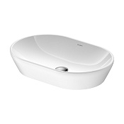 Duravit D-Neo Раковина чаша 60x40x12,5h см, без перелива, WonderGliss, цвет: белый 23726000701
