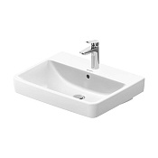 Duravit No.1 Раковина подвесная 60x46 см, с переливом, без донного клапана, цвет: белый 23756000002
