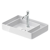 Duravit Bento Starck Box Раковина накладная 65x46x14.5h см, без перелива, цвет: белый глянцевый 2381652071