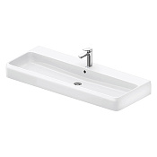 Duravit Qatego Раковина подвесная 120x47 см, с переливом, без донного клапана, цвет: белый 2382120000