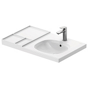 Duravit Aurena Раковина подвесная 80.5x50.5x19h см, с переливом, цвет: белый глянцевый 238880AA00