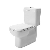 Duravit D-Code Чаша унитаза напольная без крышки и бачка 35,5x65 см, цвет: белый 21180900002