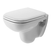 Duravit D-Code Унитаз подвесной 35x48 см, крышка-сиденье отдельно, цвет: белый 22110900002