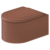 Duravit Millio Унитаз подвесной 38x57 см, цвет: корица матовый 250509FC