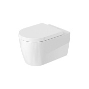 Duravit Me by Starck Унитаз подвесной безободковый, с креплением, 37x57 см, цвет: белый 25290926001