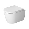 Duravit Me by Starck Унитаз подвесной безободковый 37x48 см, цвет: белый глянцевый 25300900001