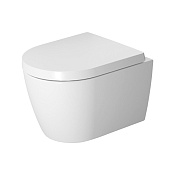 Duravit Me by Starck Унитаз подвесной безободковый, с креплением, 37x48 см, цвет: белый 25300900001