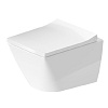 Duravit Viu Унитаз подвесной безободковый, крепление отдельно, 36,5x48 см, цвет: белый 25730900001