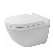 Duravit Starck 3 Унитаз подвесной с крышкой микролифт 36x54 см, цвет: белый глянцевый 42250900A1 (222509+006389)