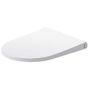Duravit Bento Starck Box Крышка-сиденье для унитаза съемн., микролифт, креп. нерж. сталь, цвет:белый 0022490000