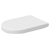 Duravit Starck 2 Крышка-сиденье для унитаза съемная, без микролифта, крепл. нерж. сталь, цвет: белый 0063390000