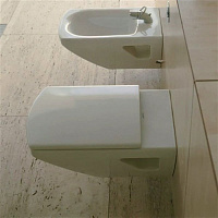Duravit Caro Крышка-сиденье для унитаза, с микролифтом, крепление нержавеющая сталь, цвет: белый 0065690094