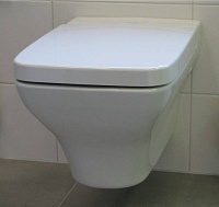 Duravit PuraVida Крышка-сиденье для унитаза, с микролифтом, крепление нержавеющая сталь, цвет: белый 0069190094