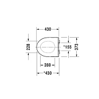Duravit DuraStyle Сиденье для унитаза c микролифтом, цвет: белый глянцевый 20790000