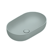Catalano Sfera Раковина чаша 60x37x16h см, без перелива, покрытие Cataglaze, цвет: acqua матовый 0522610028