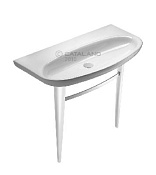 Catalano Muse Раковина на белой опоре 50x100 см, без перелива, цвет: белый 1100MUS00+STS