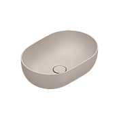 Catalano Sfera Раковина чаша 50x35x16h см, без перелива, покрытие Cataglaze, цвет: seta матовый 0522500031