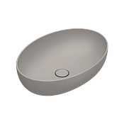Catalano Sfera Раковина чаша 60x42x16h см, без перелива, покрытие Cataglaze, цвет: tortora матовый 0522600032