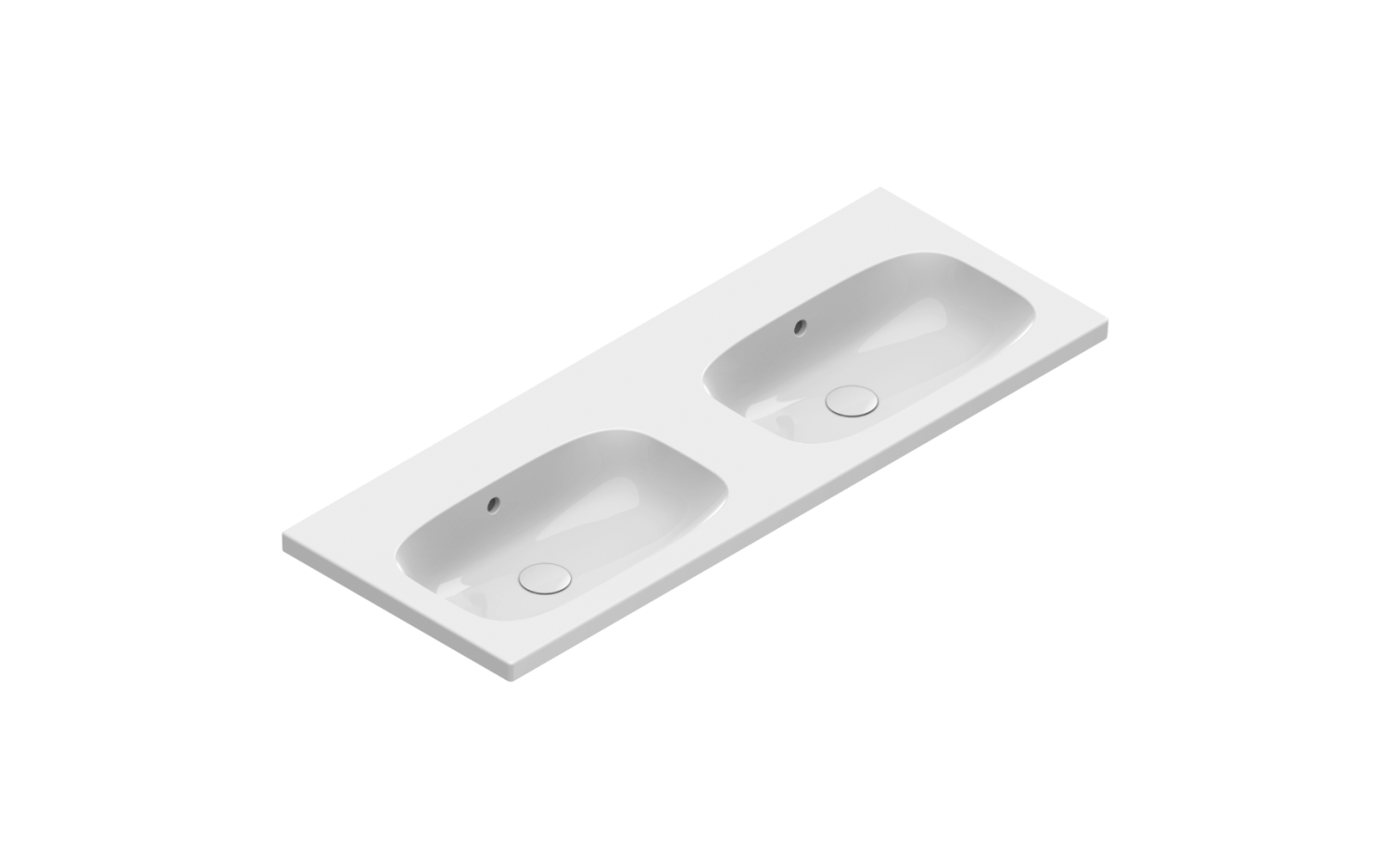 Catalano Alvea Раковина подвесная 120x46 см, с переливом, покрытие Cataglaze, цвет: белый глянцевый 0621220001