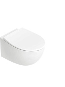 Catalano Italy Унитаз подвесной безободковый 37x52 см, смыв торнадо, Cataglaze, цвет: белый матовый 1VS52RITBM