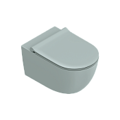 Catalano Sfera Унитаз подвесной безободковый 35x55 см, смыв торнадо, Cataglaze, цвет: acqua матовый 0511550028