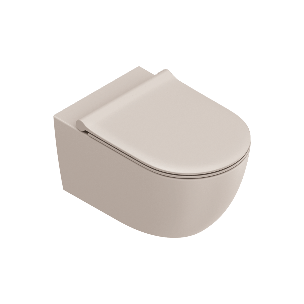 Catalano Sfera Унитаз подвесной безободковый 35x55 см, смыв торнадо, Cataglaze, цвет: seta матовый 0511550031