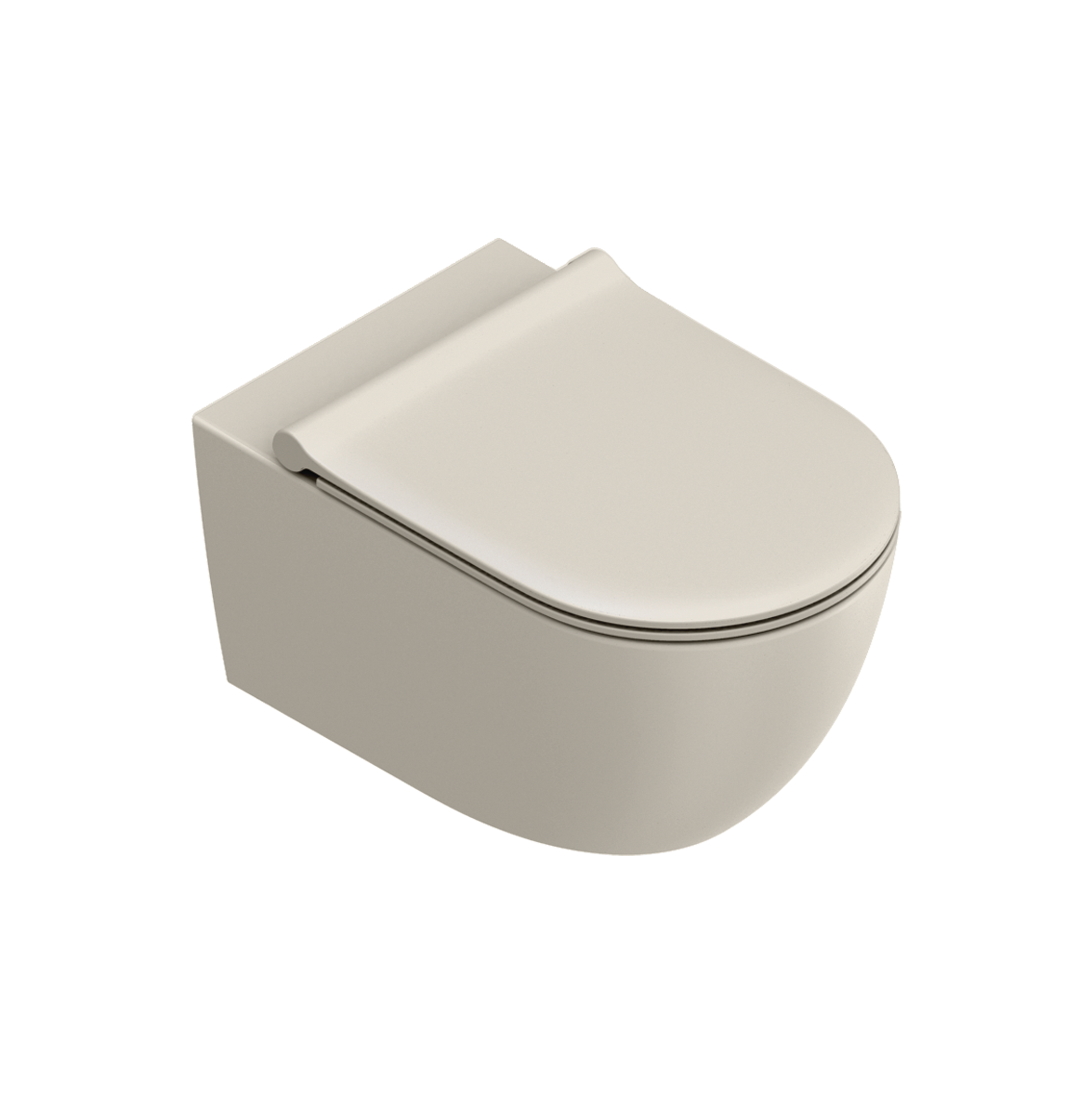 Catalano Sfera Унитаз подвесной безободковый 35x55 см, смыв торнадо, Cataglaze, цвет: sabbia матовый 0511550029