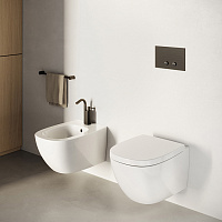 Catalano Alvea Унитаз подвесной безободковый 36x53 см смыв торнадо, Cataglaze, цвет: белый глянцевый 0611530001