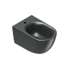 Catalano Sfera Биде подвесное 35x55 см, 1 отв, с переливом, покрытие Cataglaze, цвет: черный матовый 0518551022