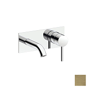 Almar Square Смеситель для раковины, внешняя часть, излив 12,5 см, цвет: PVD brushed high brass E210074.HB