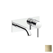 Almar Square Смеситель для раковины, внешняя часть, излив 15,5 см, цвет: PVD polished gold E210075.GO
