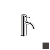 Almar Round Смеситель для раковины на 1 отверстие, без д/к, излив 11,8 см, цвет: polished deep black E214000.DB