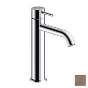 Almar Round Смеситель для раковины на 1 отверстие, без д/к, излив 15,3 см, цвет: PVD brushed copper E214001.CO