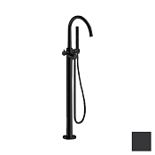 Almar Round Смеситель напольный для ванны, внешняя часть, излив 91,4 см, цвет: matt black E216000.MB