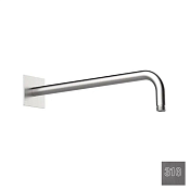 Almar Square Кронштейн для верхнего душа настенный 35 см, цвет: 316 PVD brushed gun metal E021095.GM316