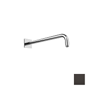 Almar Square Кронштейн для верхнего душа настенный 35 см, цвет: PVD polished deep black E021112.DB