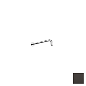 Almar Round Кронштейн для верхнего душа настенный 35 см, цвет: PVD polished deep black E021113.DB