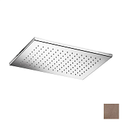 Almar Square Верхний душ без кронштейна 39х26 см, 1 режим, цвет: PVD brushed copper E044082.CO