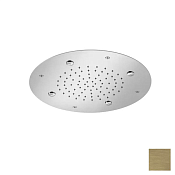 Almar Round 380 Потолочный душ d38 см, встраиваемый, 2 режима, цвет: PVD brushed high brass E044219.HB