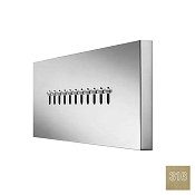 Almar Body Jets Душевая форсунка встраиваемая 25х8h см, цвет: 316 PVD brushed high brass E044246.HB316