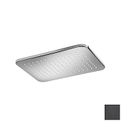 Almar Kuky Верхний душ без кронштейна 40х27 см, 1 режим, цвет: PVD brushed absolute black E044250.AB