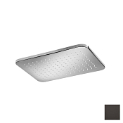 Almar Kuky Верхний душ без кронштейна 40х27 см, 1 режим, цвет: PVD polished deep black E044250.DB