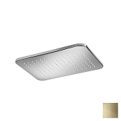 Almar Kuky Верхний душ без кронштейна 40х27 см, 1 режим, цвет: PVD polished gold E044250.GO