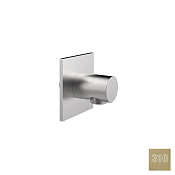 Almar Square Шланговое подключение для лейки с держателем, цвет: 316 PVD brushed high brass E095035.HB316