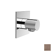 Almar Square Шланговое подключение для лейки с держателем, цвет: PVD brushed copper E095036.CO