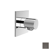 Almar Square Шланговое подключение для лейки с держателем, цвет: PVD brushed gun metal E095036.GM